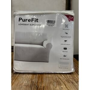PureFit Super Stretch Chair Sofa Slipcover White NWT
